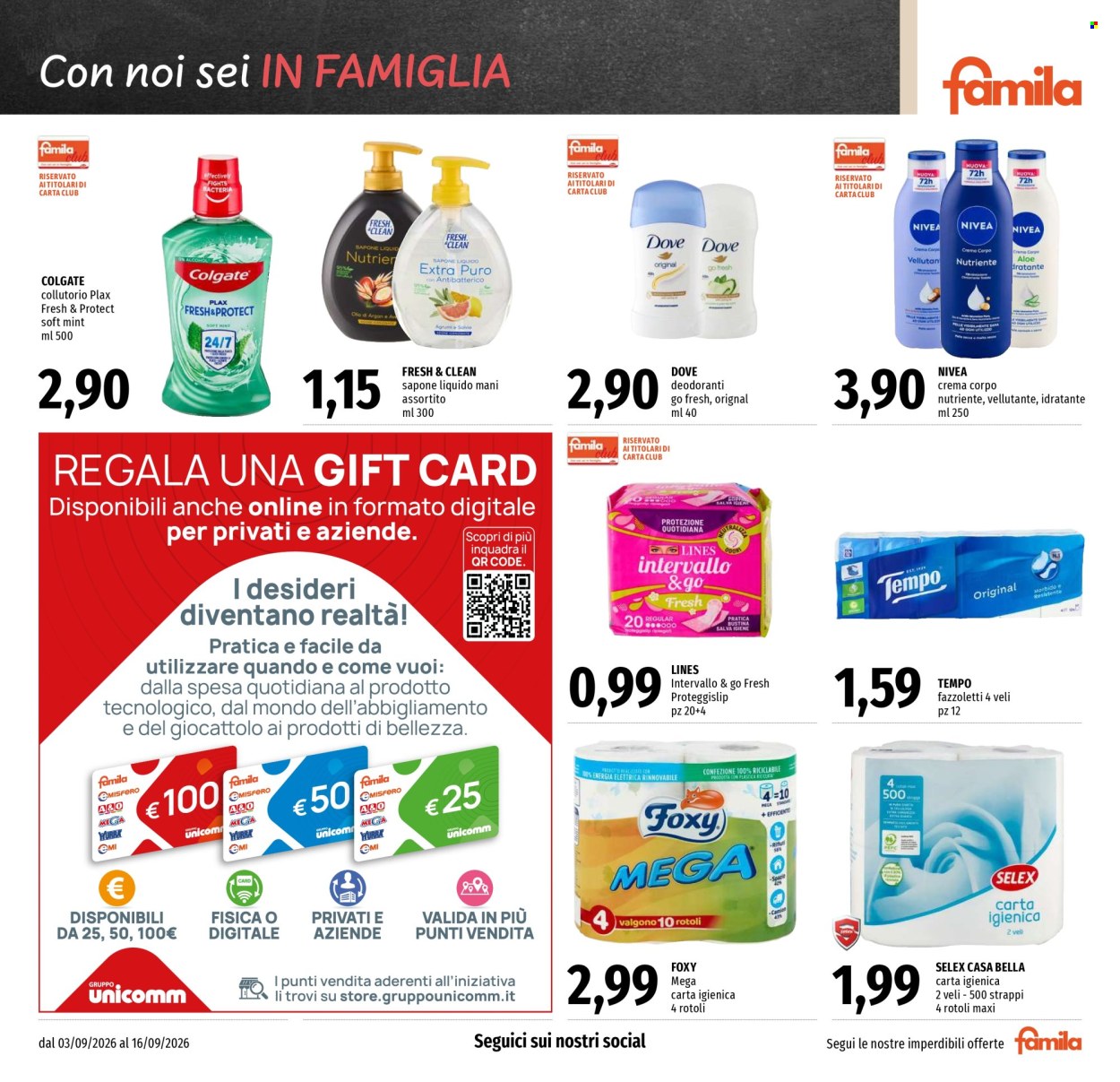 Volantino Famila - 3/9/2026 - 16/9/2026. Pagina 25