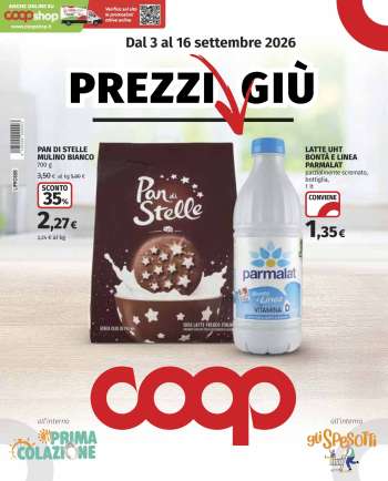 Volantino Coop - 3/9/2026 - 16/9/2026.