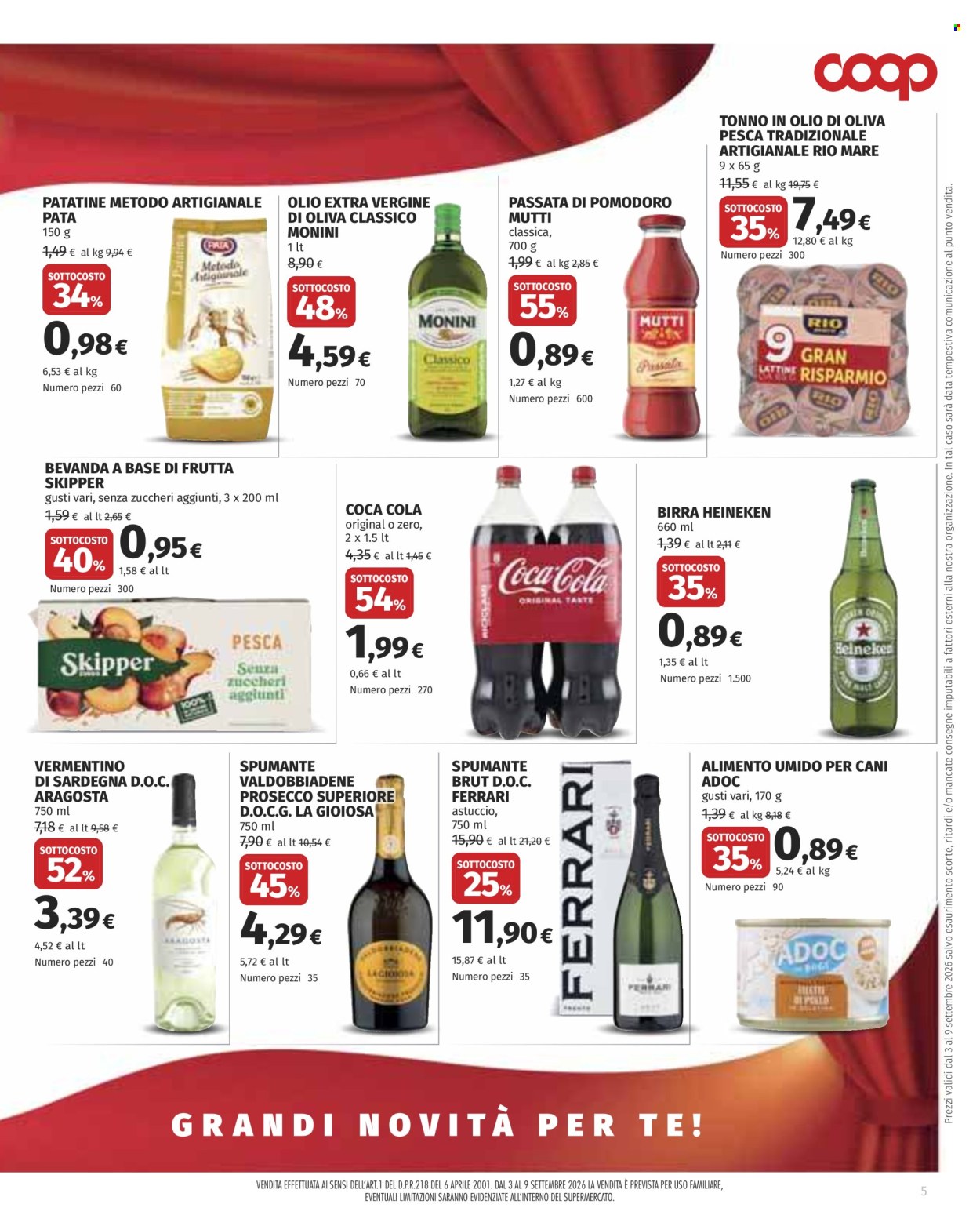 Volantino Coop - 3/9/2026 - 16/9/2026. Pagina 5