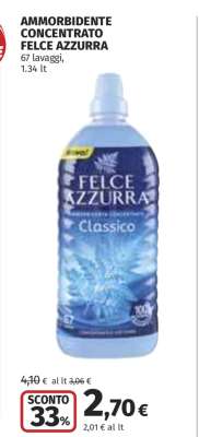 Ammorbidente Concentrato Felce Azzurra