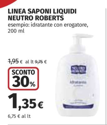 LINEA SAPONI LIQUIDI NEUTRO ROBERTS