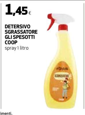 DETERSIVO SGRASSATORE GLI SPESOTTI COOP
