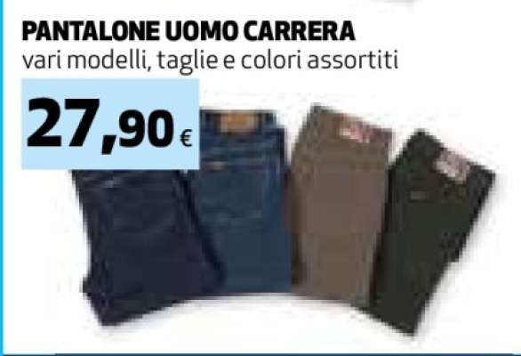 Pantalone Uomo Carrera
