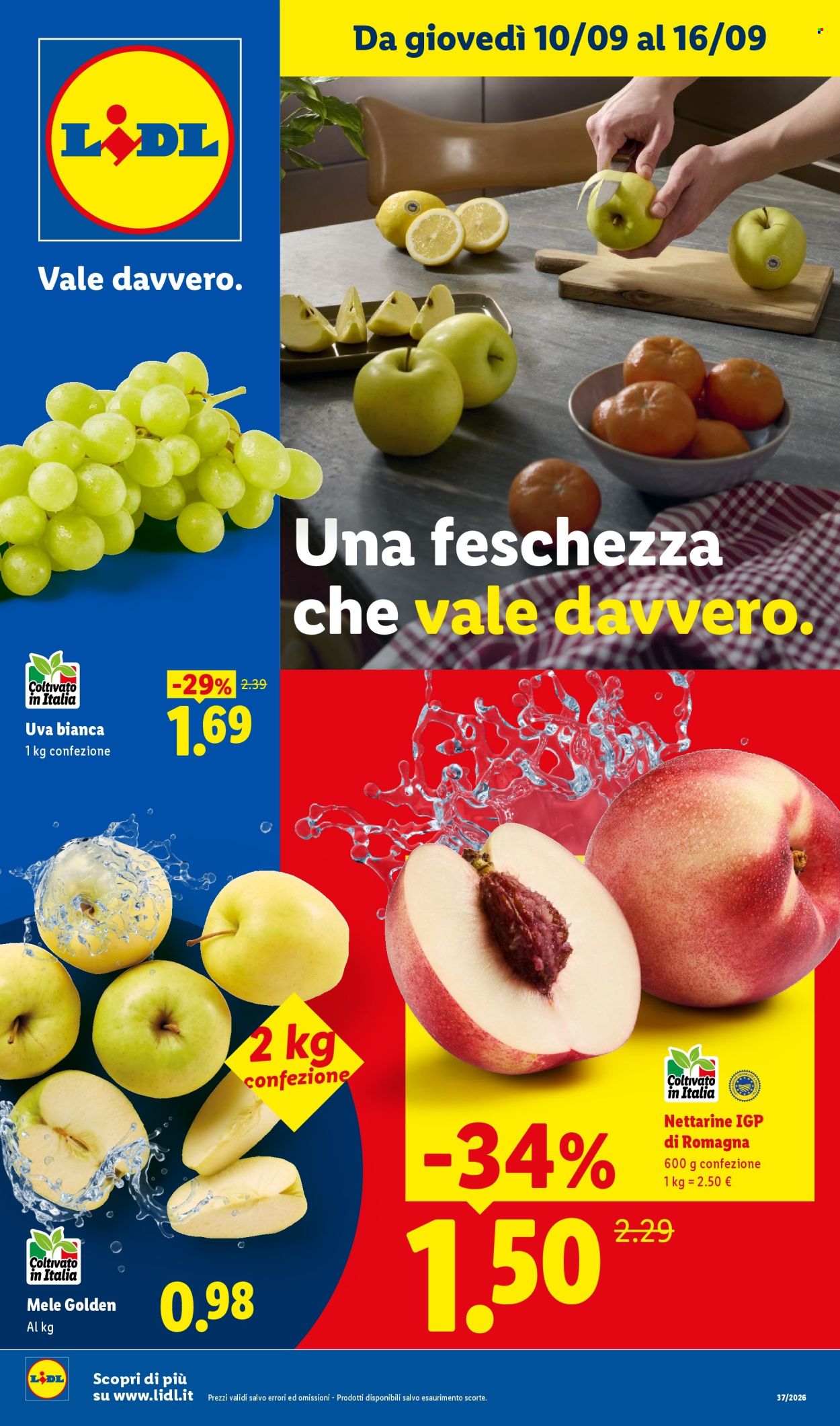 Volantino Lidl - 10/9/2026 - 16/9/2026. Pagina 1