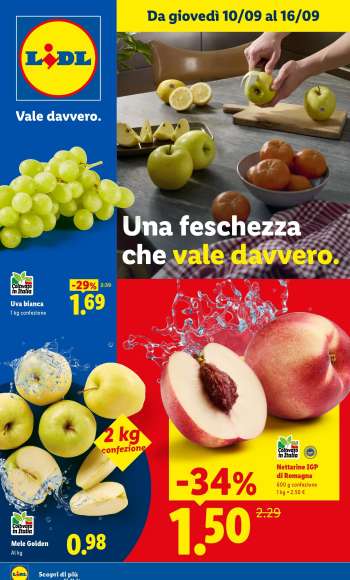 Volantino Lidl - 10/9/2026 - 16/9/2026.