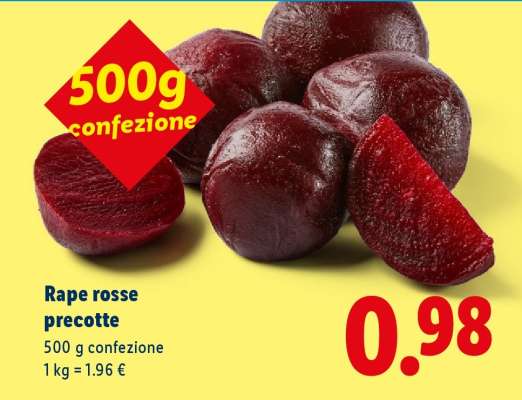 Rape rosse precotte