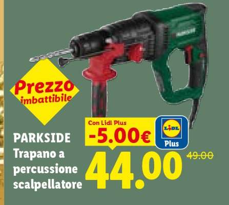 PARKSIDE Trapano a percussione scalpellatore