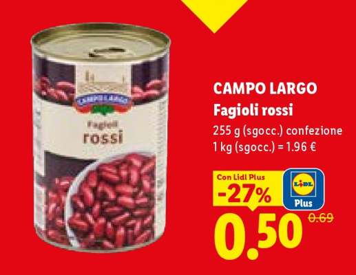 Campo Largo Fagioli rossi