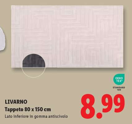 LIVARNO Tappeto 80 x 150 cm