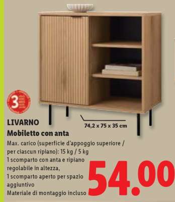 LIVARNO Mobiletto con anta