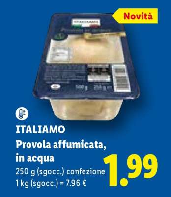 ITALIANO Provola affumicata, in acqua
