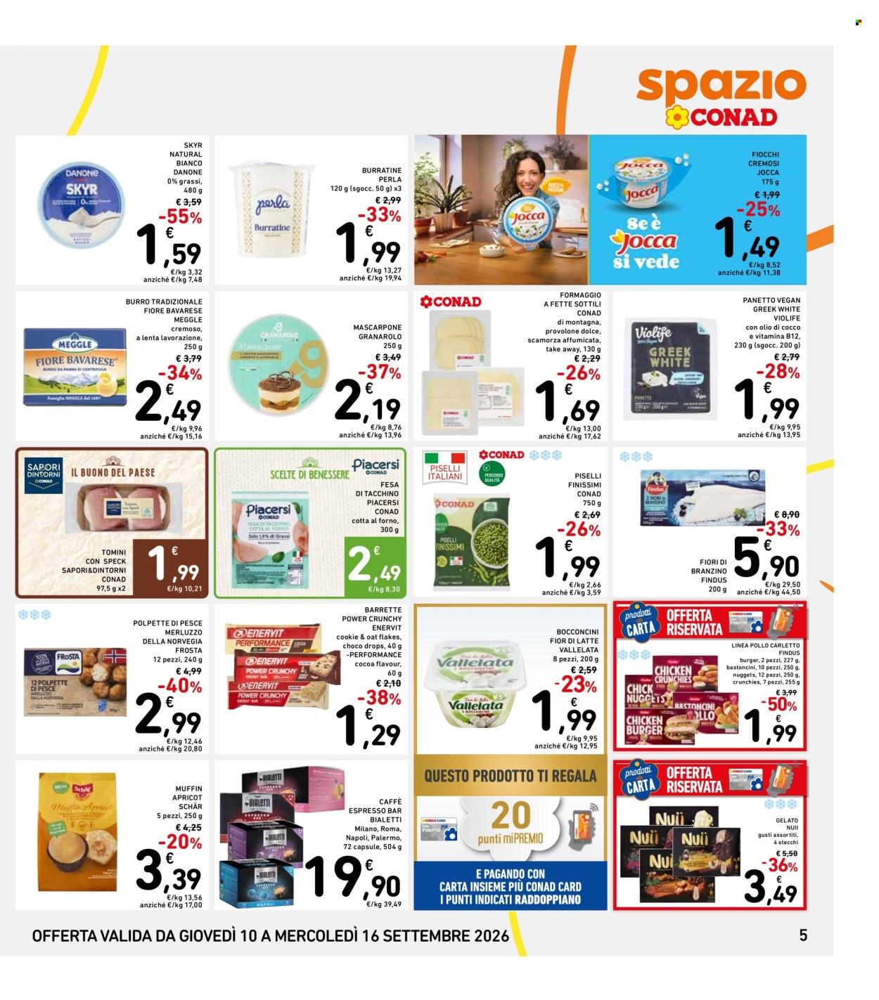 Volantino Spazio Conad - 10/9/2026 - 16/9/2026. Pagina 5
