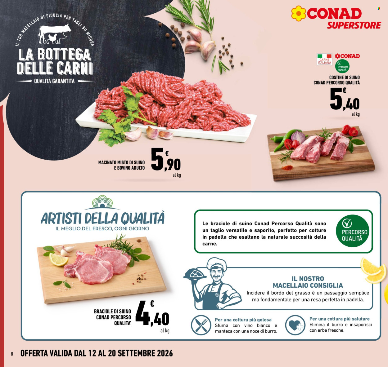 Volantino Conad Superstore - 12/9/2026 - 20/9/2026. Pagina 8