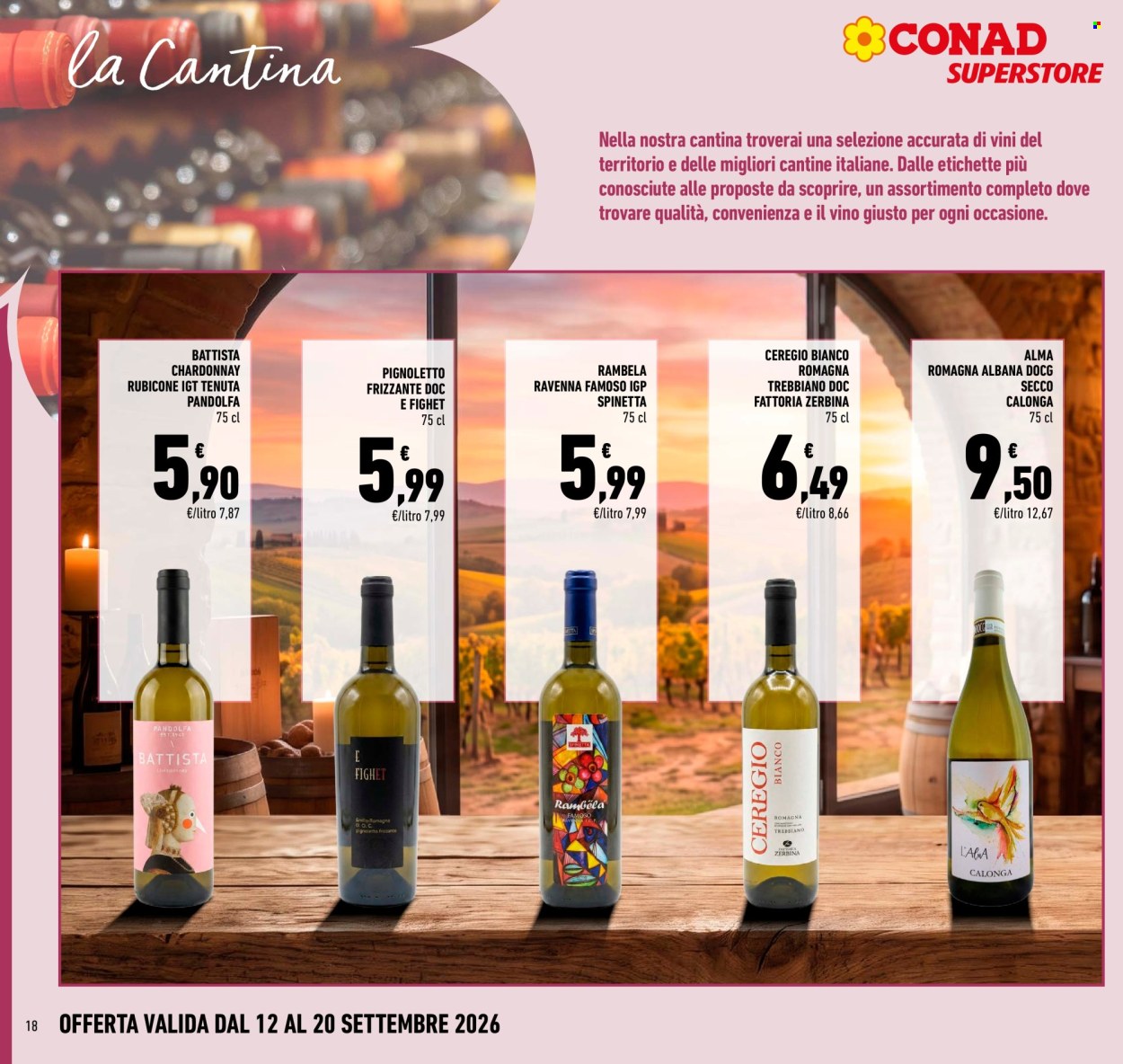 Volantino Conad Superstore - 12/9/2026 - 20/9/2026. Pagina 18