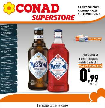 Volantino Conad Superstore - 9/9/2026 - 20/9/2026.