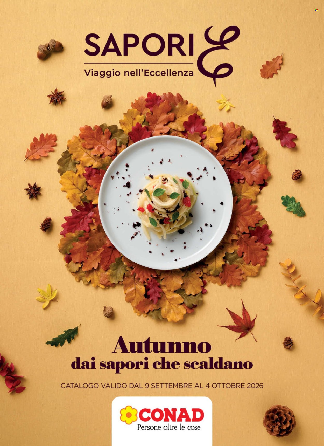 Volantino Conad - 9/9/2026 - 4/10/2026. Pagina 1