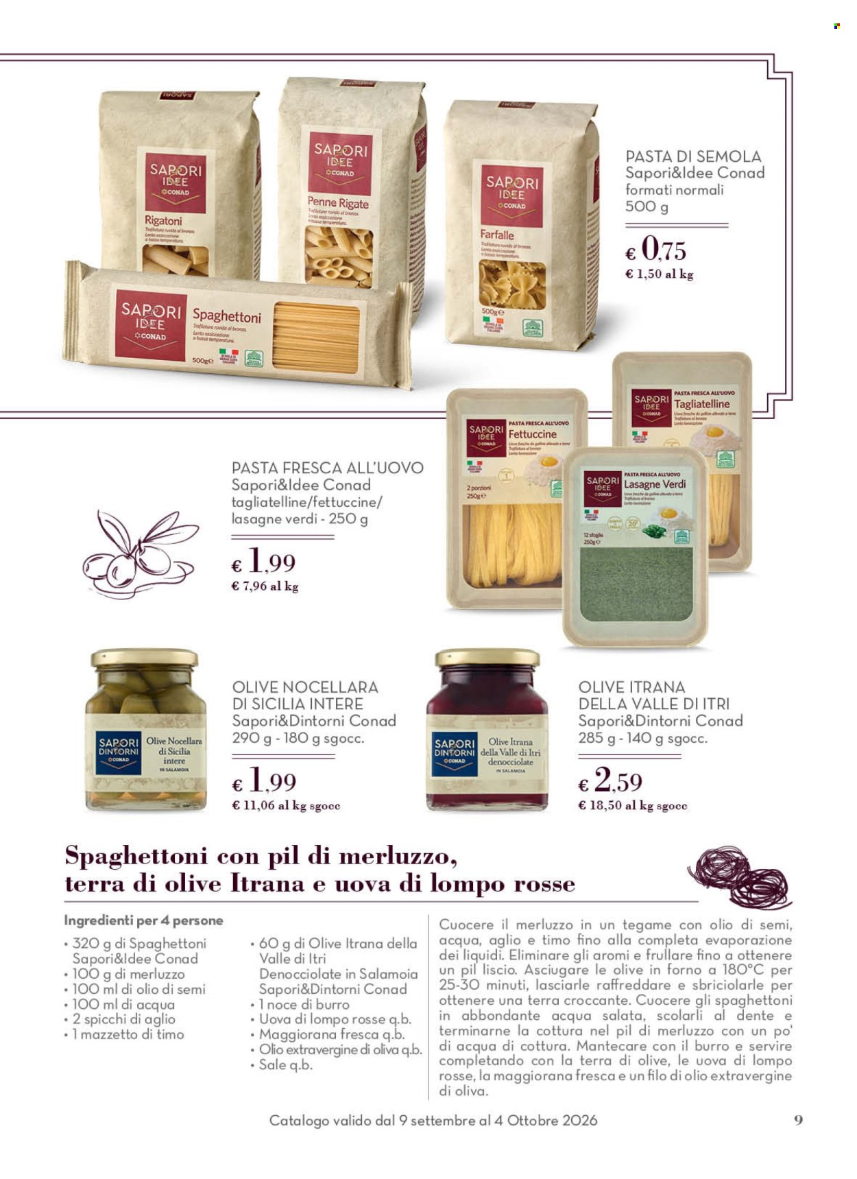 Volantino Conad - 9/9/2026 - 4/10/2026. Pagina 9