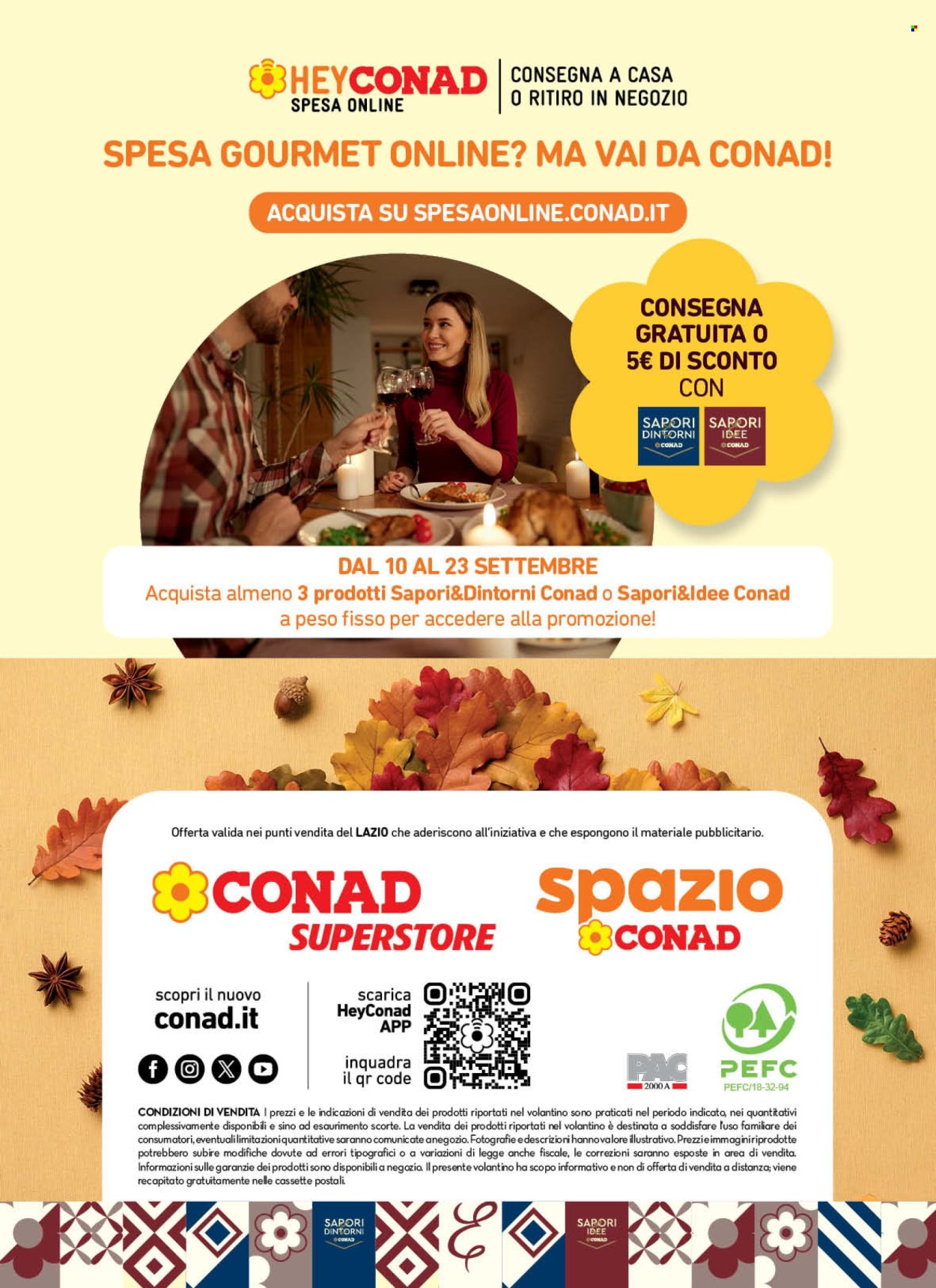 Volantino Conad - 9/9/2026 - 4/10/2026. Pagina 20
