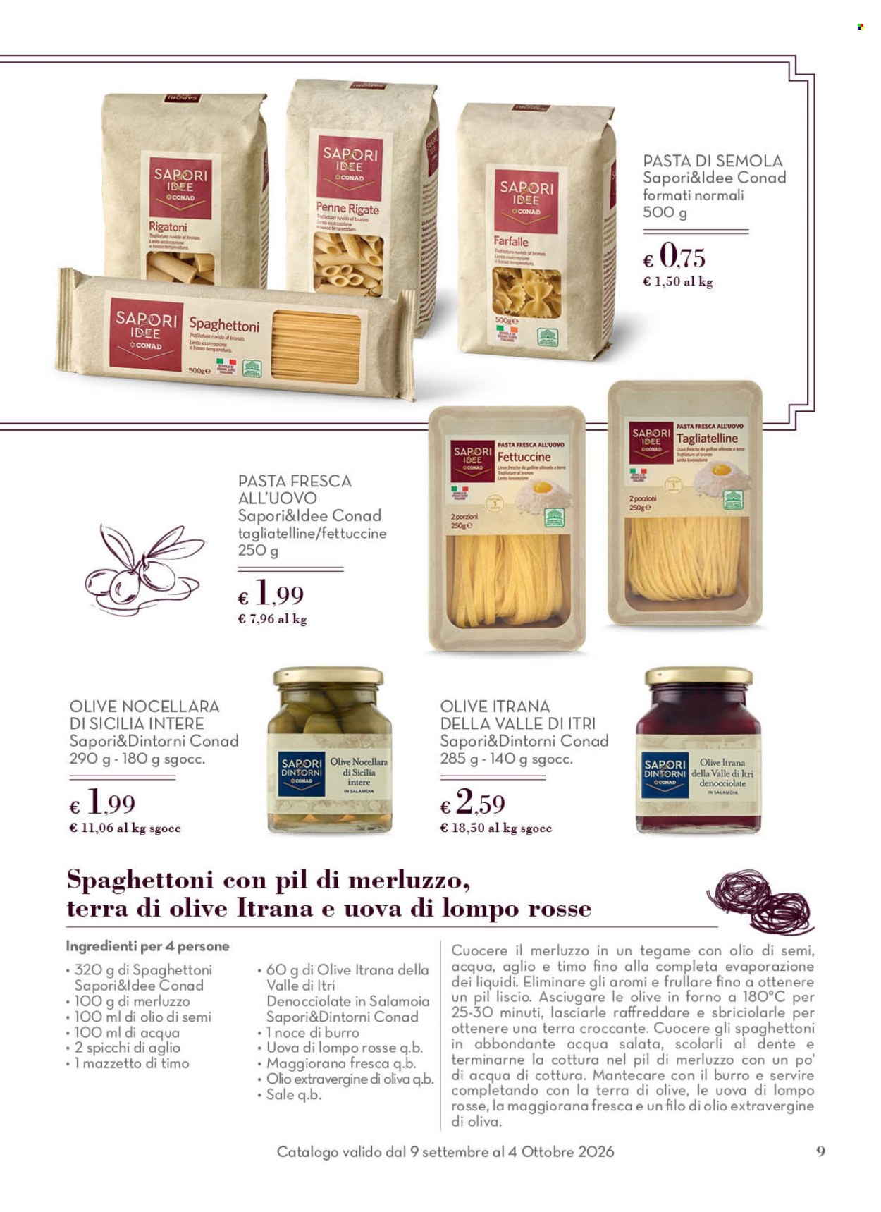 Volantino Conad - 9/9/2026 - 4/10/2026. Pagina 9