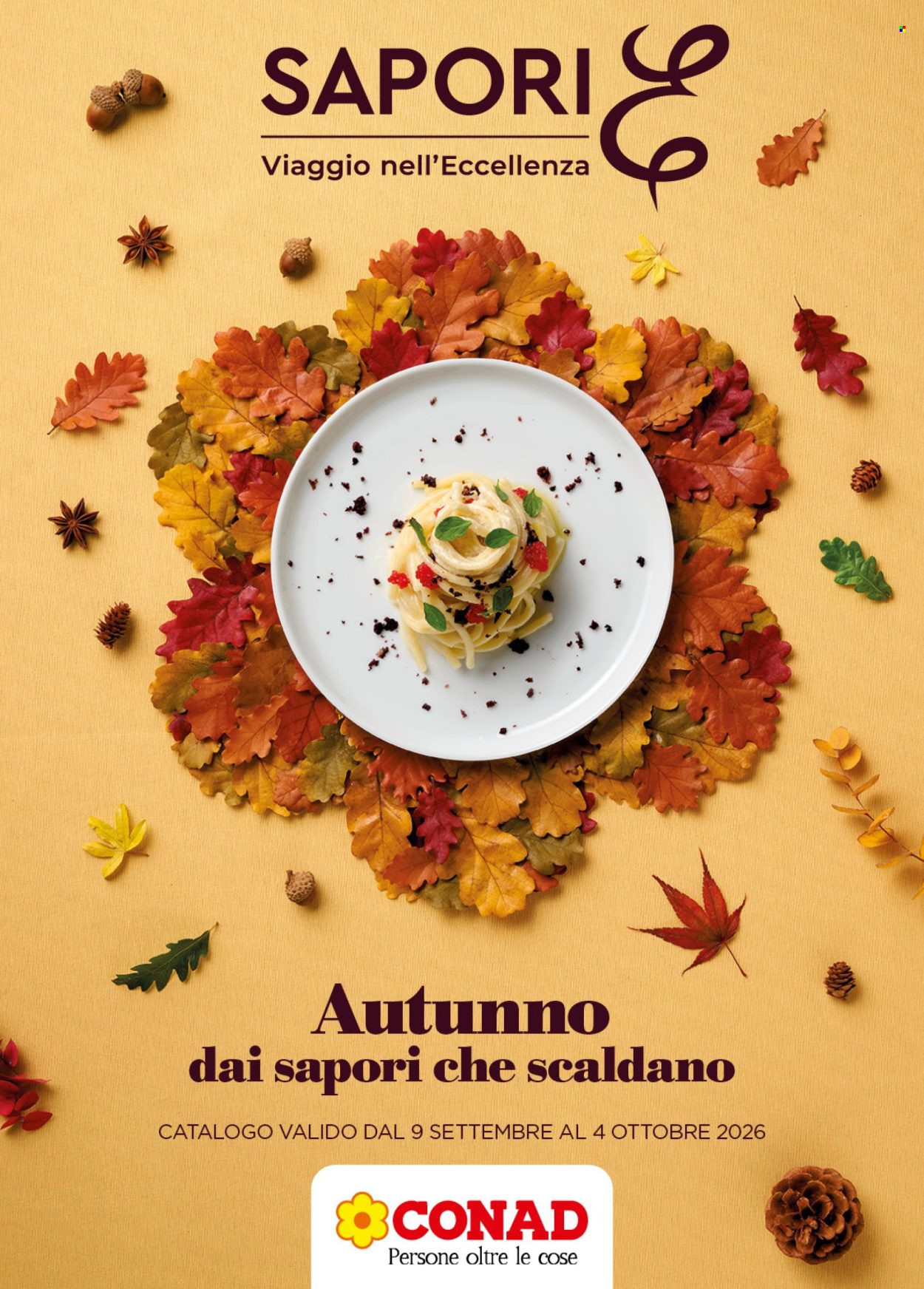 Volantino Conad - 9/9/2026 - 4/10/2026. Pagina 1