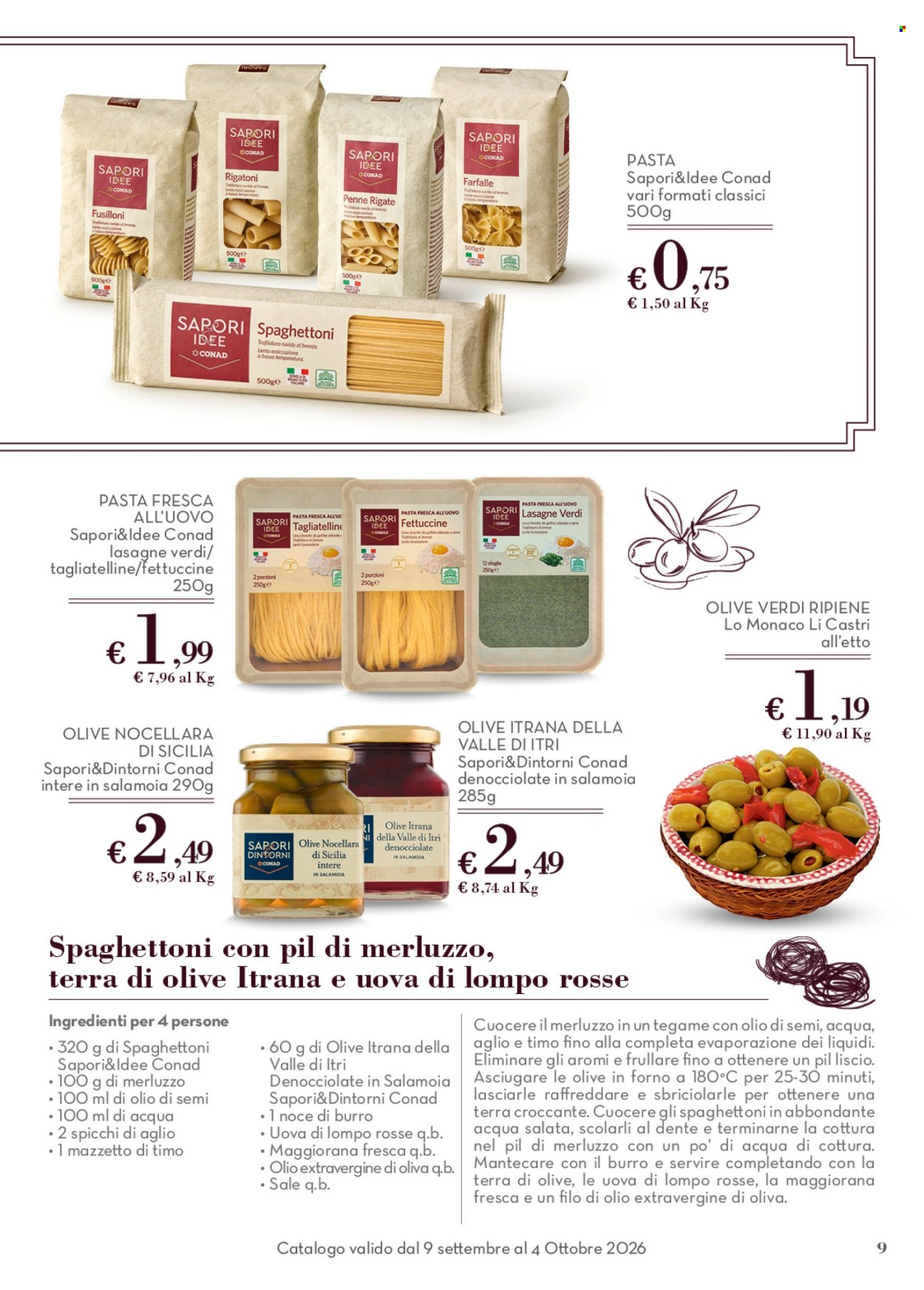 Volantino Conad - 9/9/2026 - 4/10/2026. Pagina 9