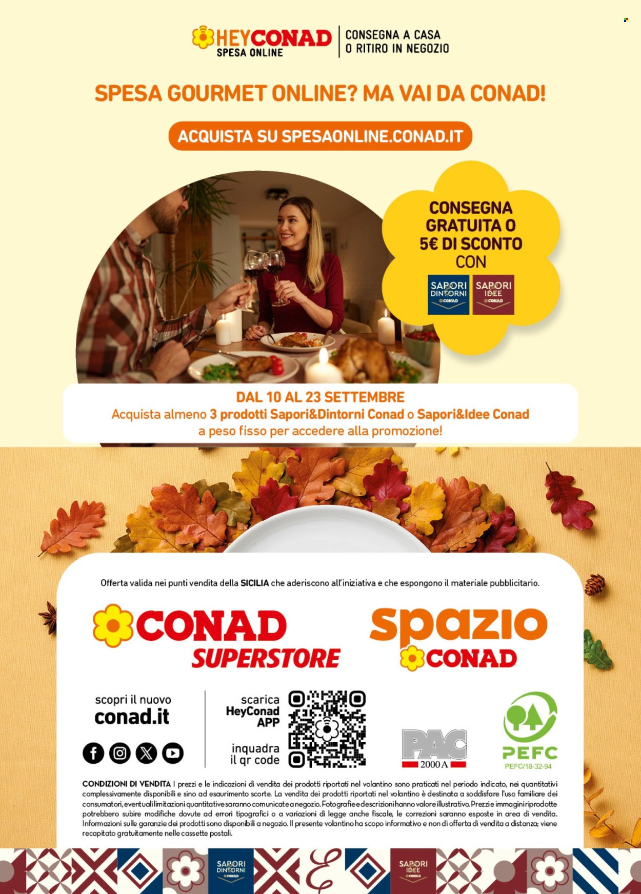 Volantino Conad - 9/9/2026 - 4/10/2026. Pagina 20