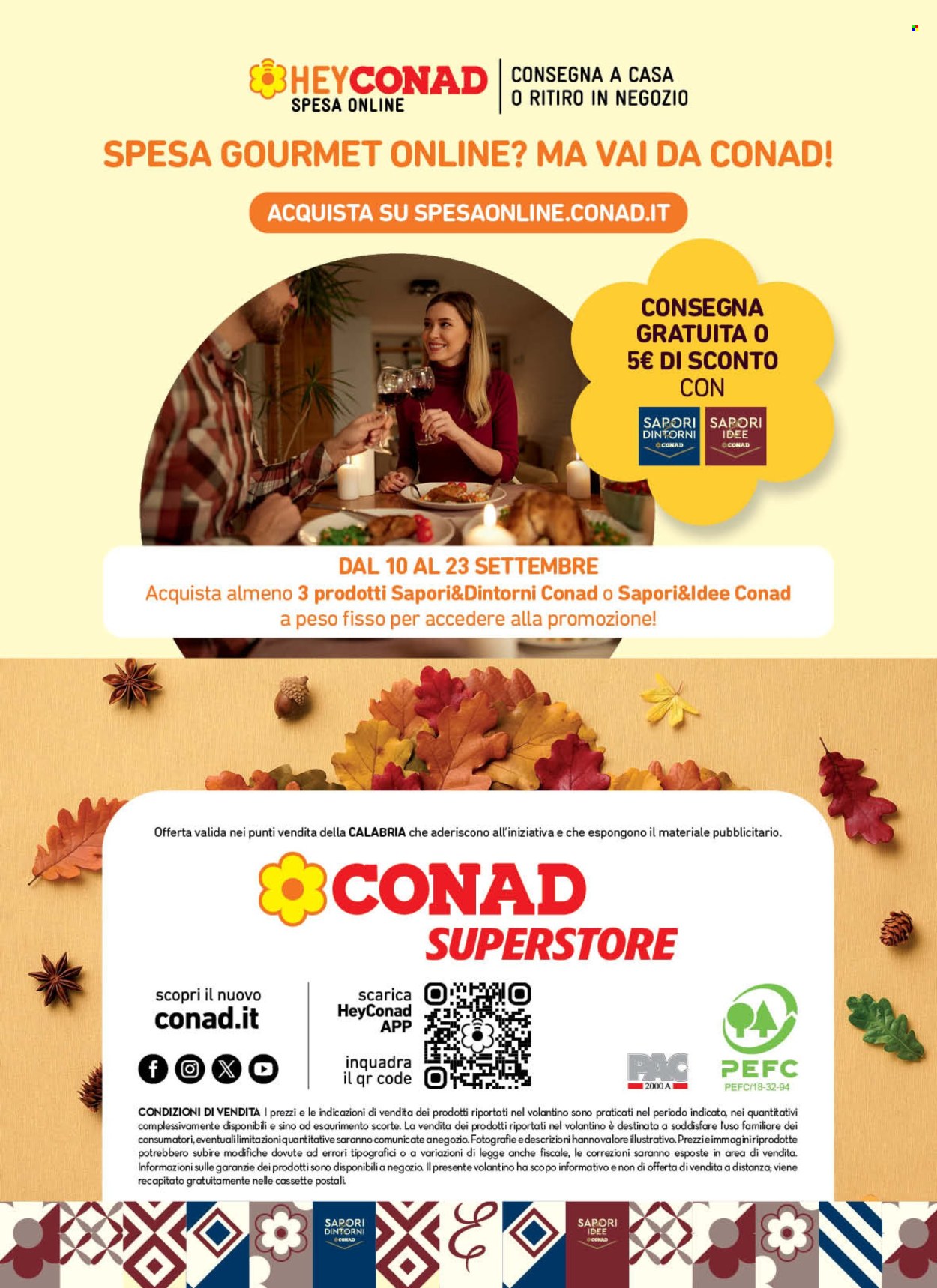 Volantino Conad Superstore - 9/9/2026 - 4/10/2026. Pagina 20