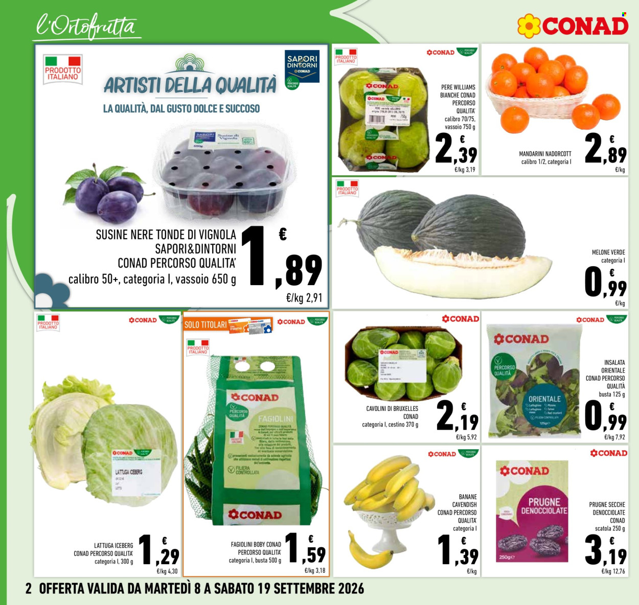 Volantino Conad - 8/9/2026 - 19/9/2026. Pagina 2