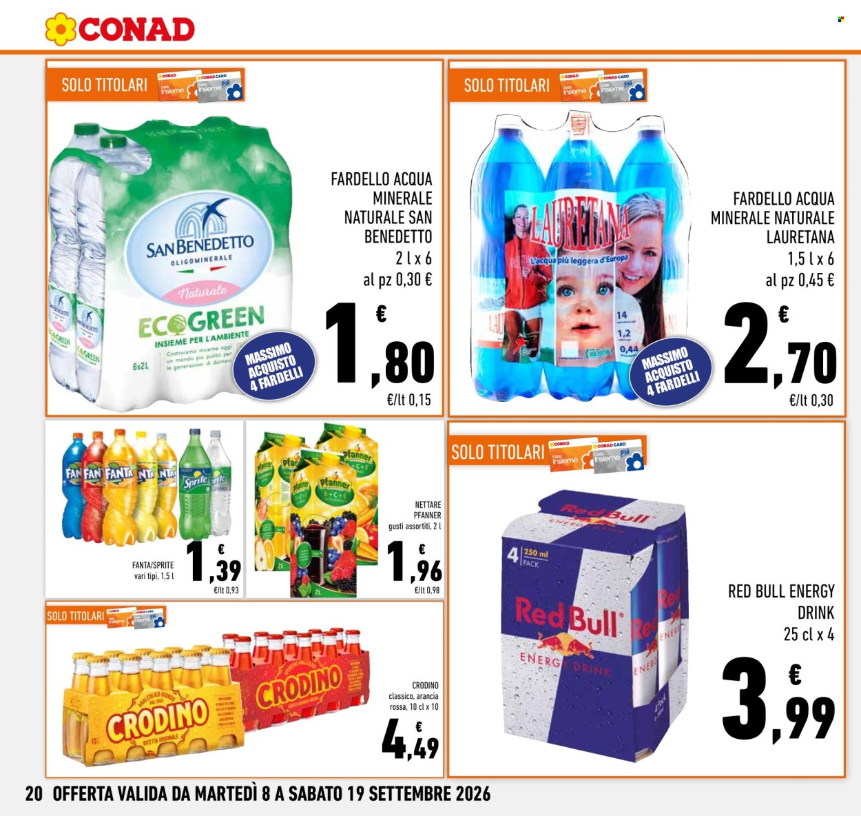 Volantino Conad - 8/9/2026 - 19/9/2026. Pagina 20
