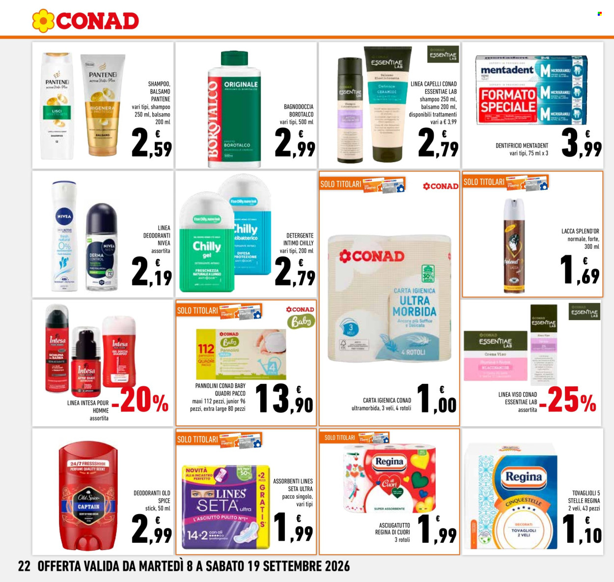 Volantino Conad - 8/9/2026 - 19/9/2026. Pagina 22