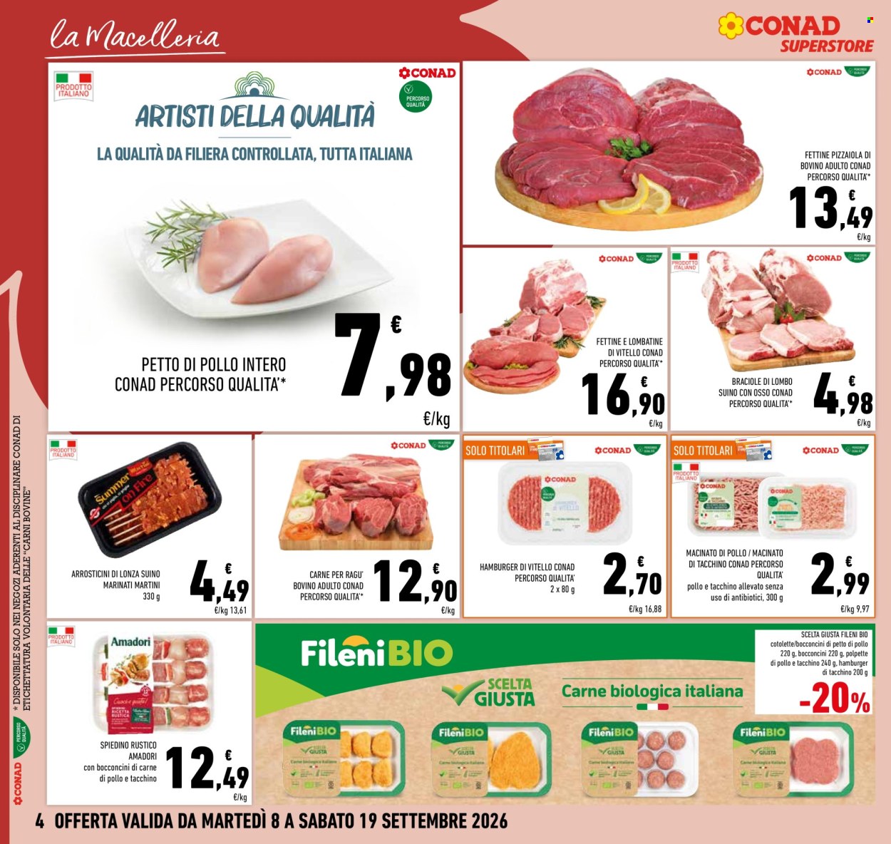 Volantino Conad Superstore - 8/9/2026 - 19/9/2026. Pagina 4
