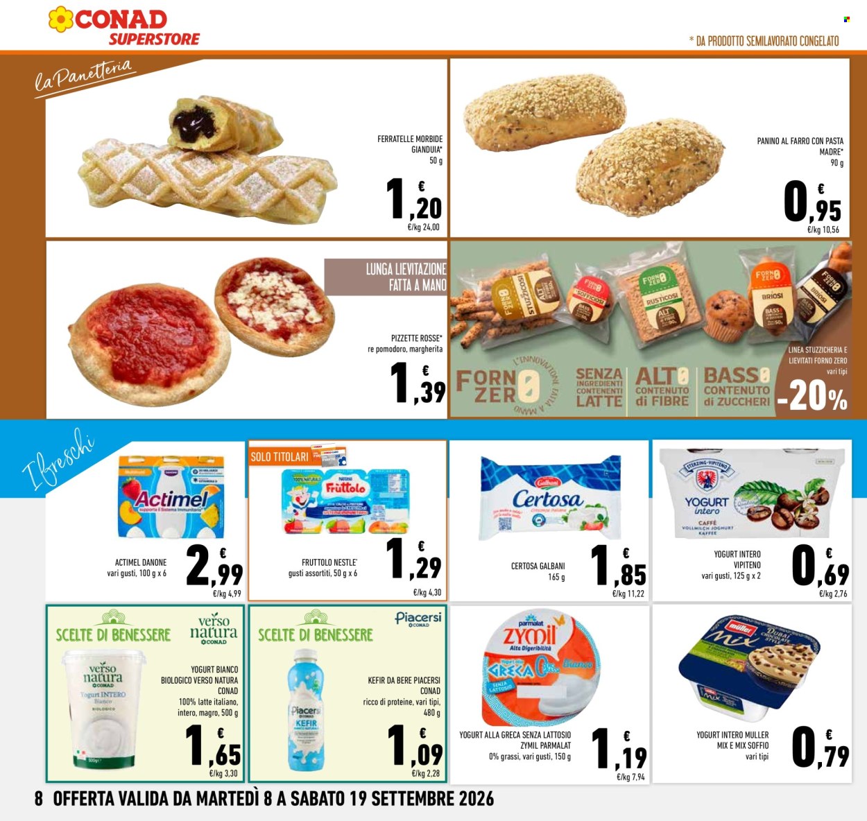 Volantino Conad Superstore - 8/9/2026 - 19/9/2026. Pagina 8