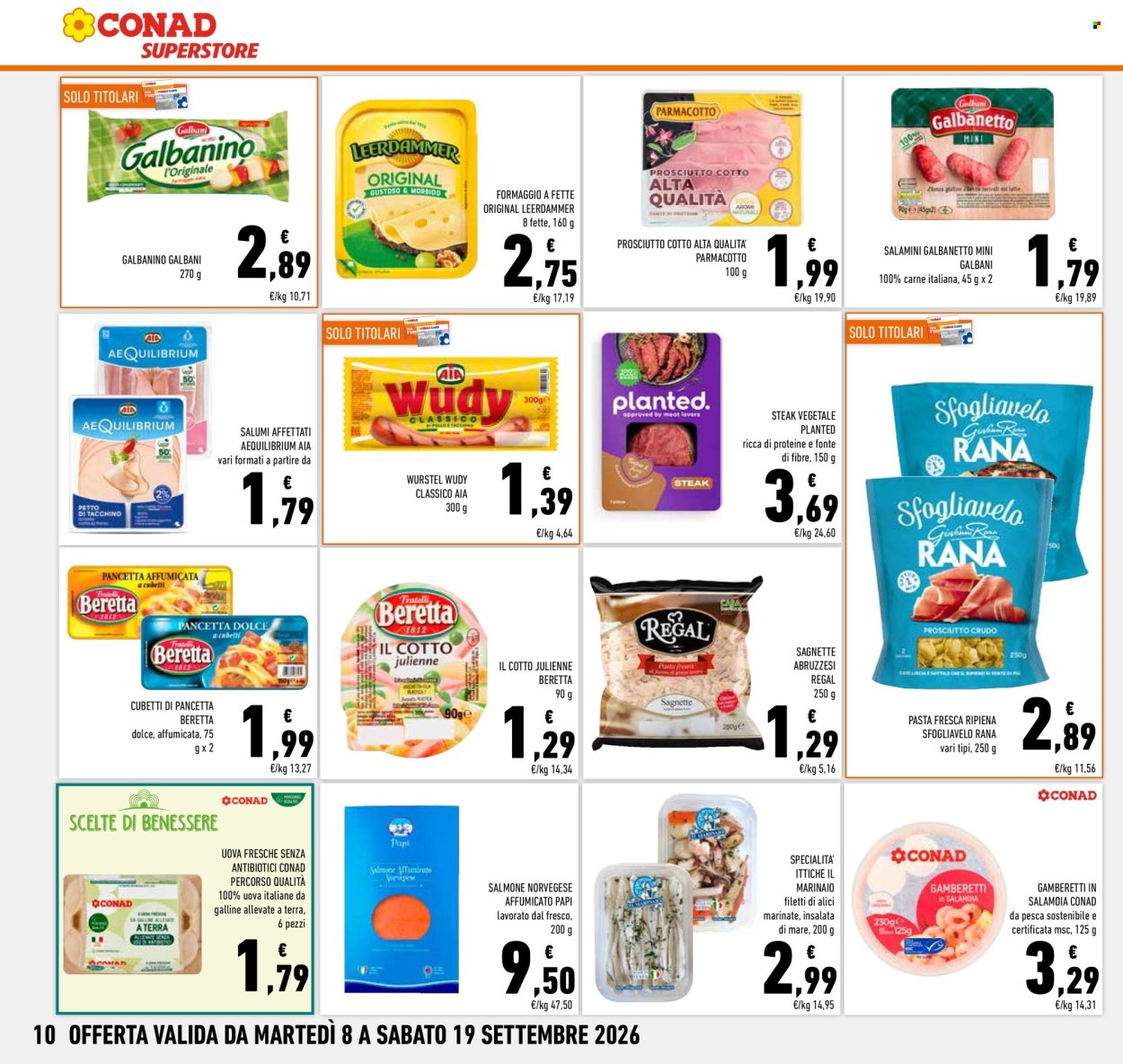 Volantino Conad Superstore - 8/9/2026 - 19/9/2026. Pagina 10