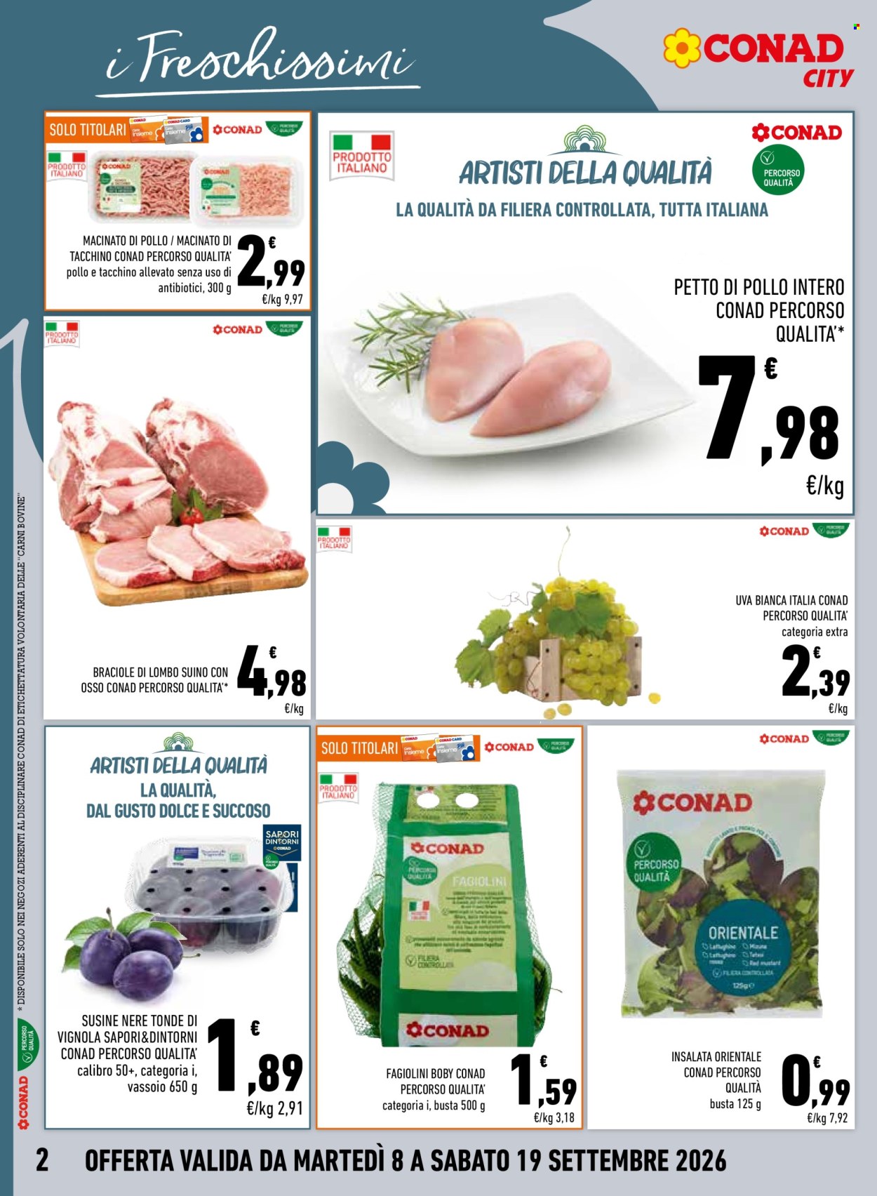Volantino Conad - 8/9/2026 - 19/9/2026. Pagina 2