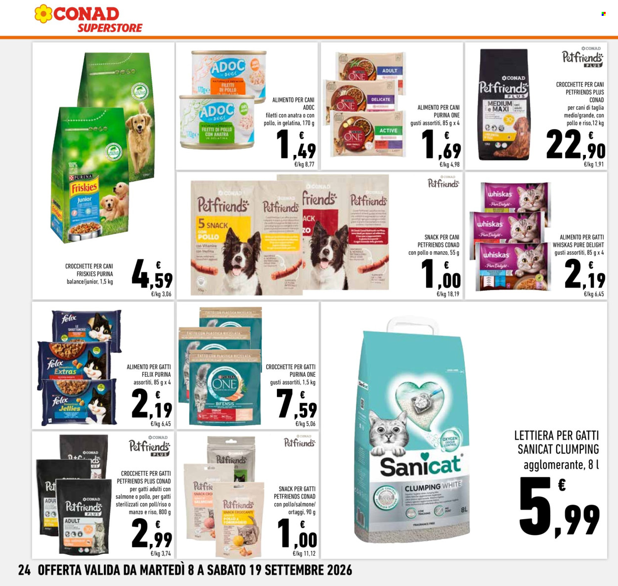 Volantino Conad Superstore - 8/9/2026 - 19/9/2026. Pagina 24