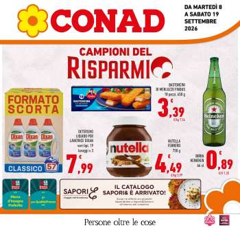 Volantino Conad - 8/9/2026 - 19/9/2026.