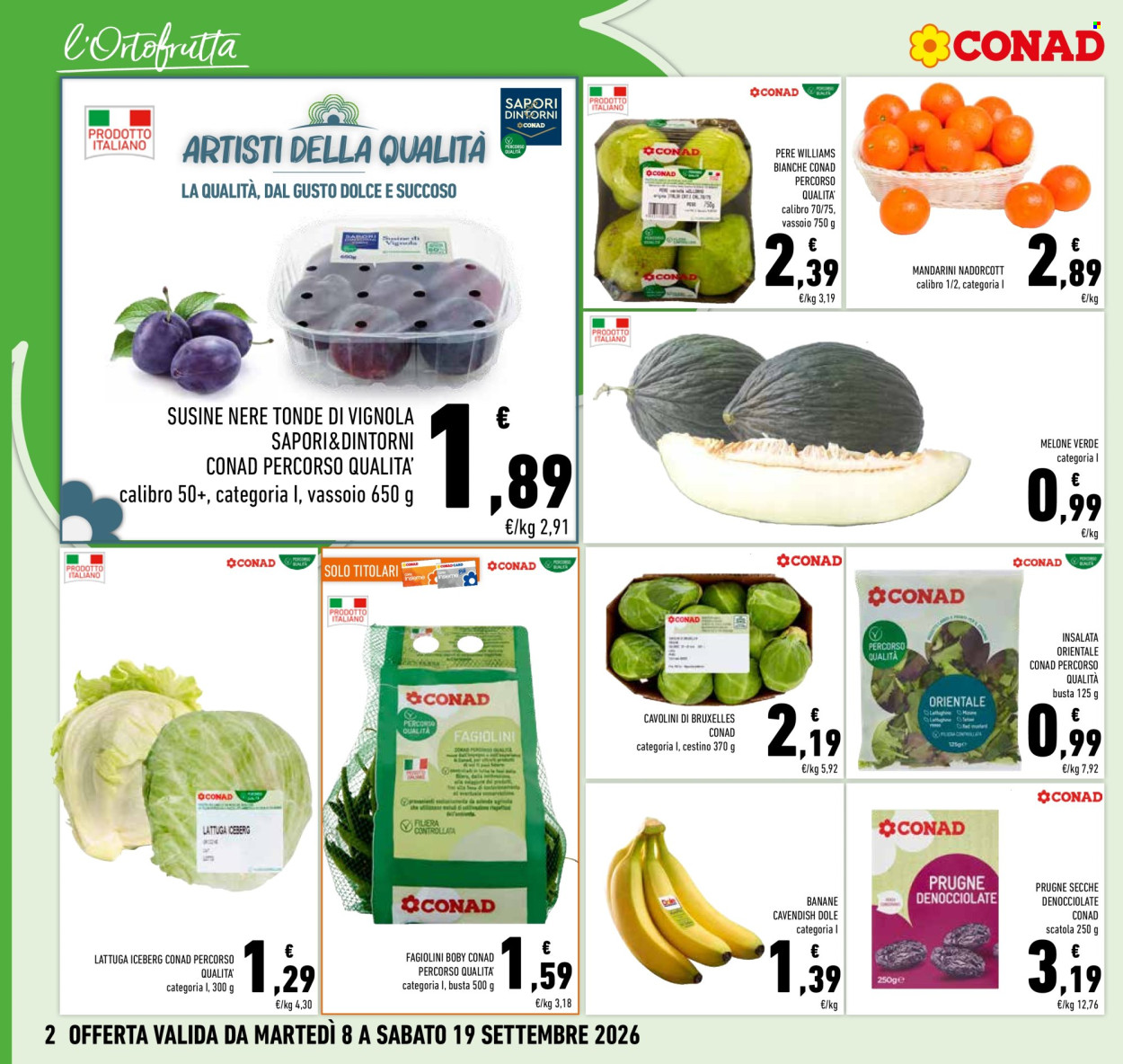 Volantino Conad - 8/9/2026 - 19/9/2026. Pagina 2