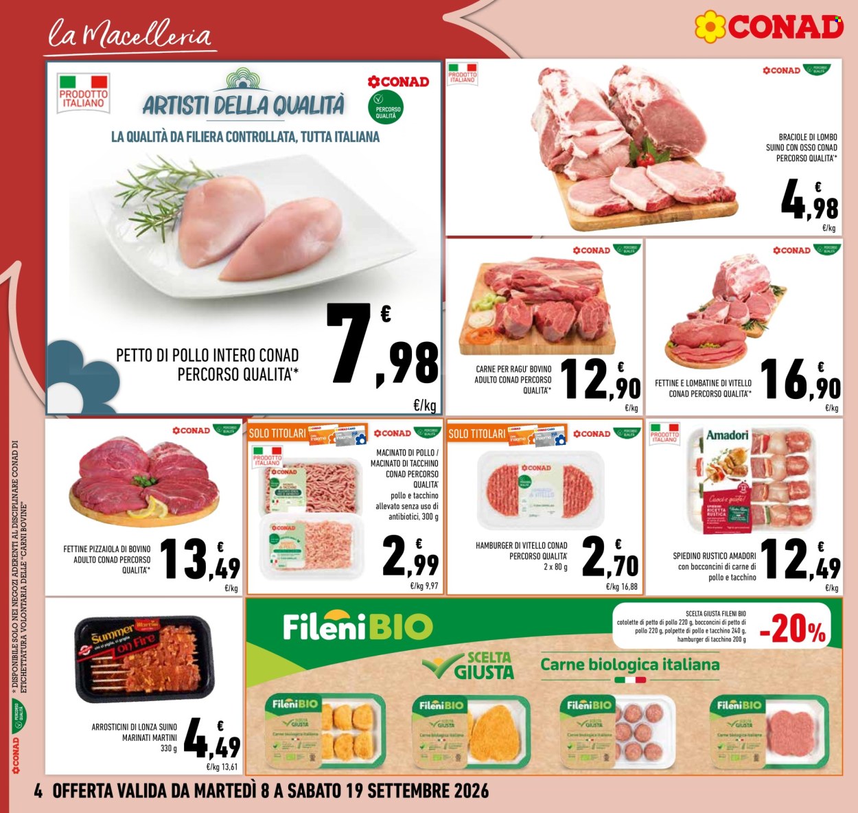 Volantino Conad - 8/9/2026 - 19/9/2026. Pagina 4