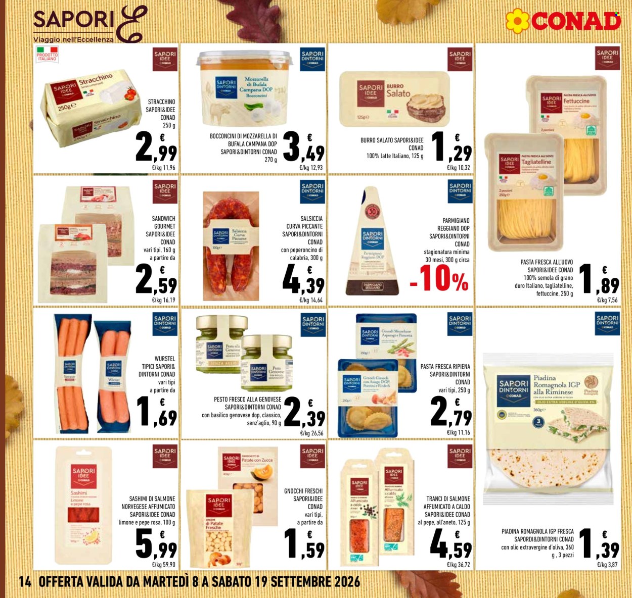 Volantino Conad - 8/9/2026 - 19/9/2026. Pagina 14