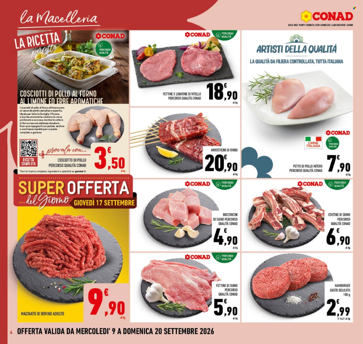 Volantino Conad - 9/9/2026 - 20/9/2026. Pagina 4