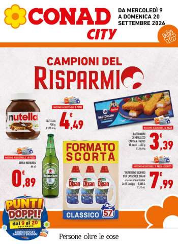 Volantino Conad - 9/9/2026 - 20/9/2026.