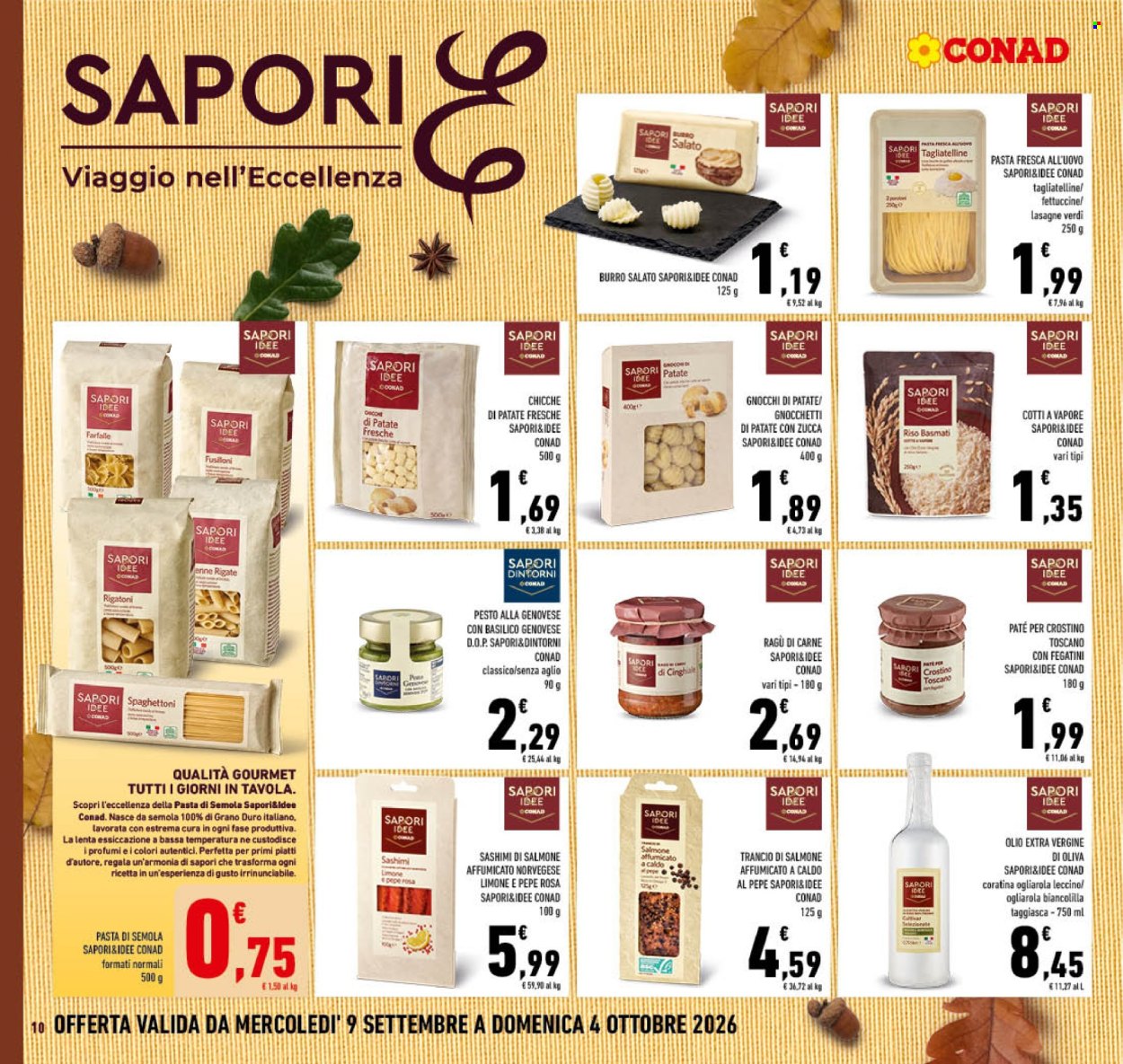 Volantino Conad - 9/9/2026 - 20/9/2026. Pagina 10