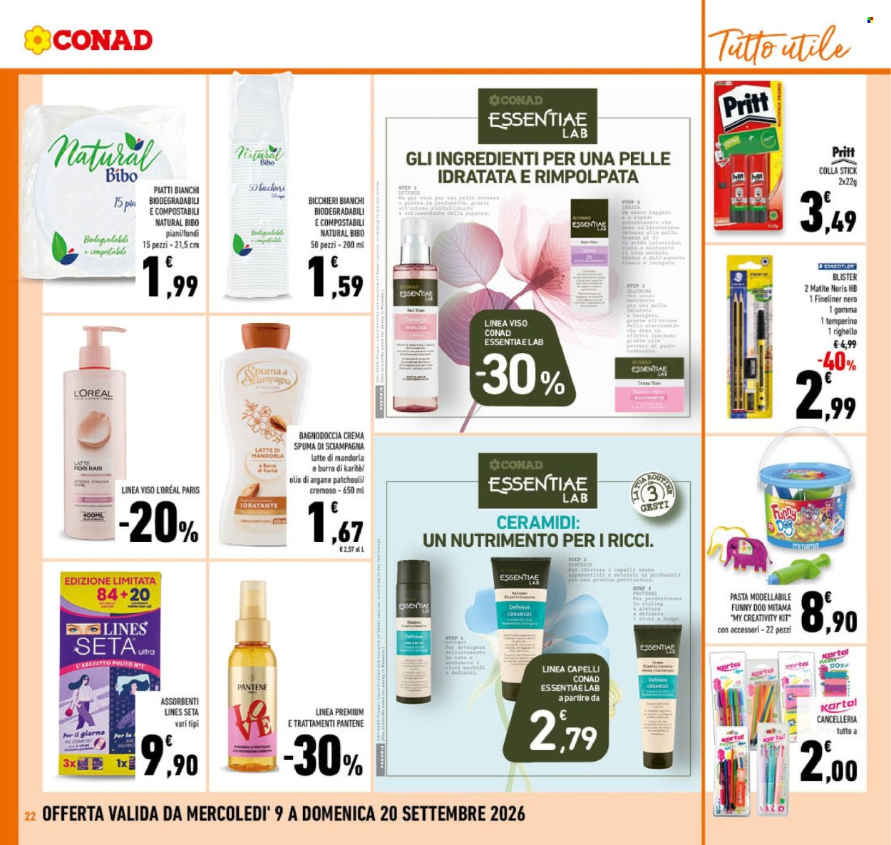 Volantino Conad - 9/9/2026 - 20/9/2026. Pagina 22