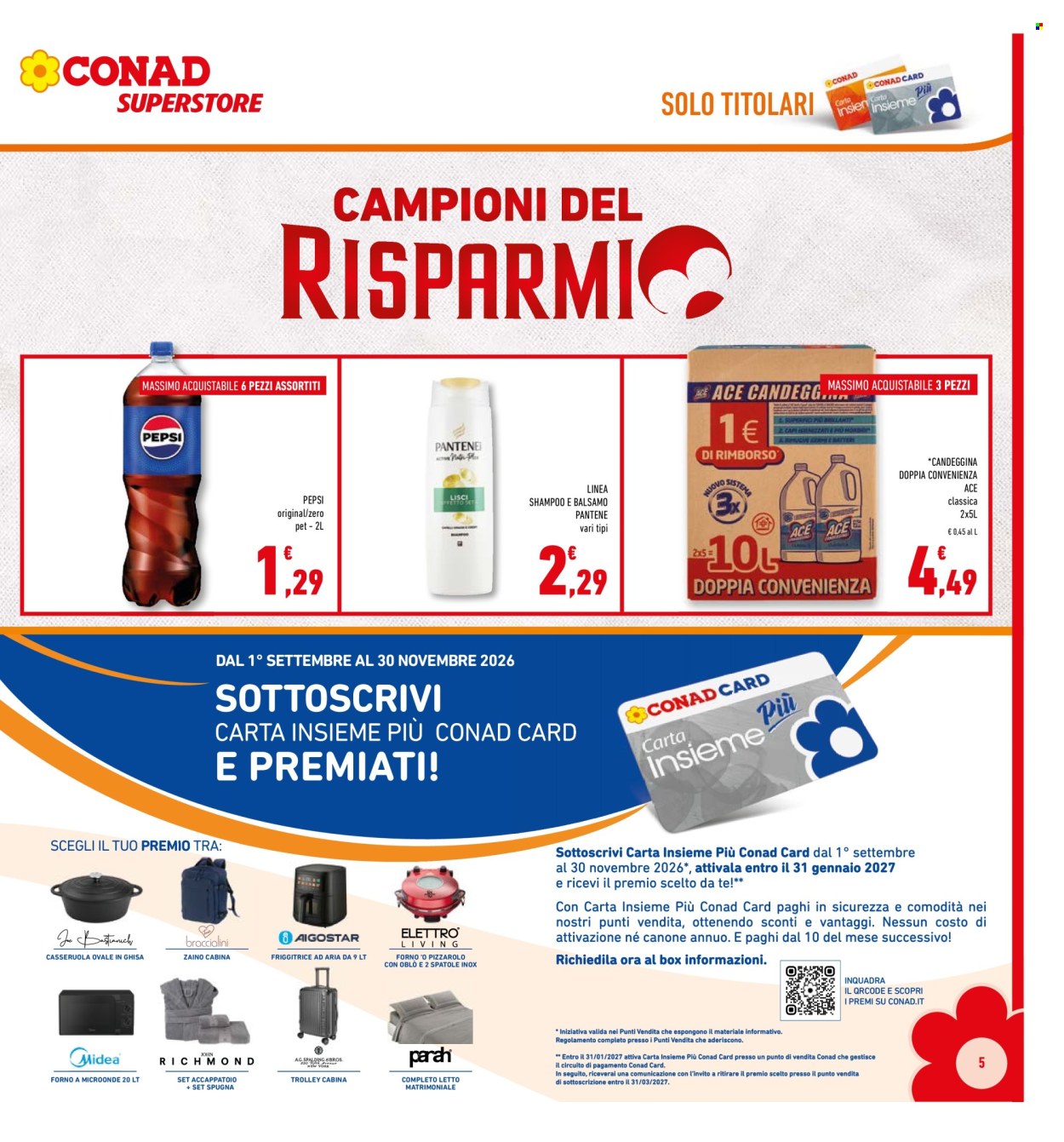Volantino Conad - 9/9/2026 - 20/9/2026. Pagina 5