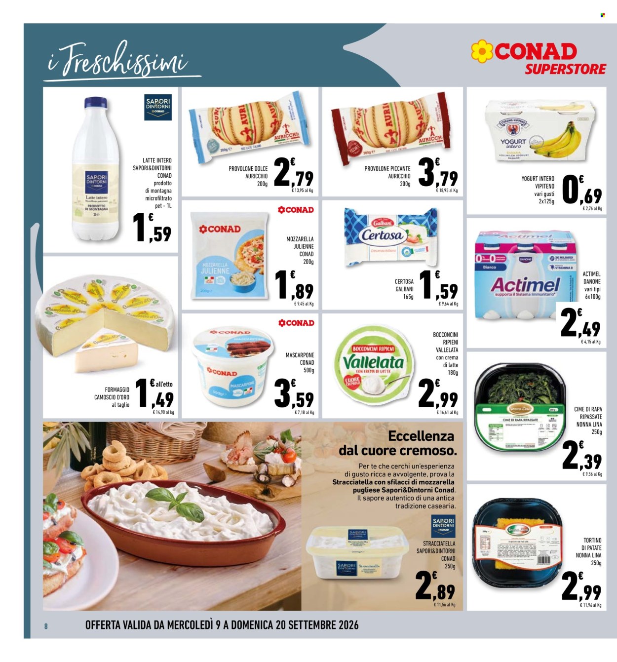 Volantino Conad - 9/9/2026 - 20/9/2026. Pagina 8
