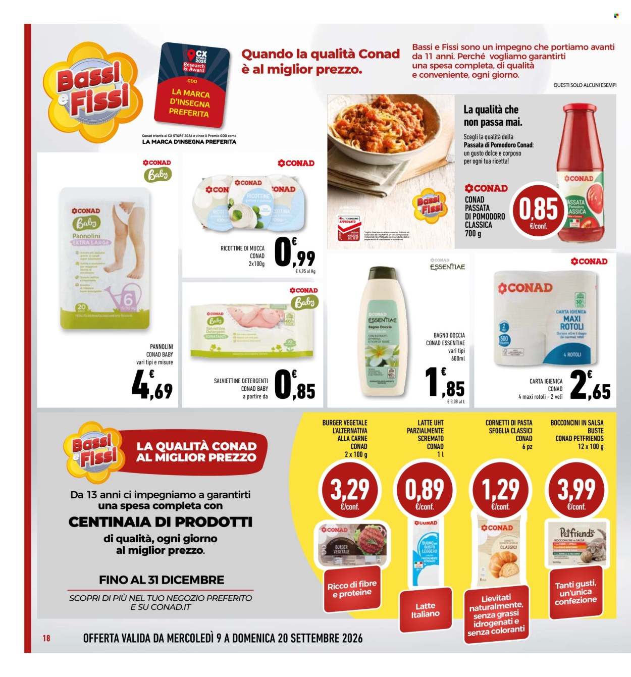 Volantino Conad - 9/9/2026 - 20/9/2026. Pagina 18