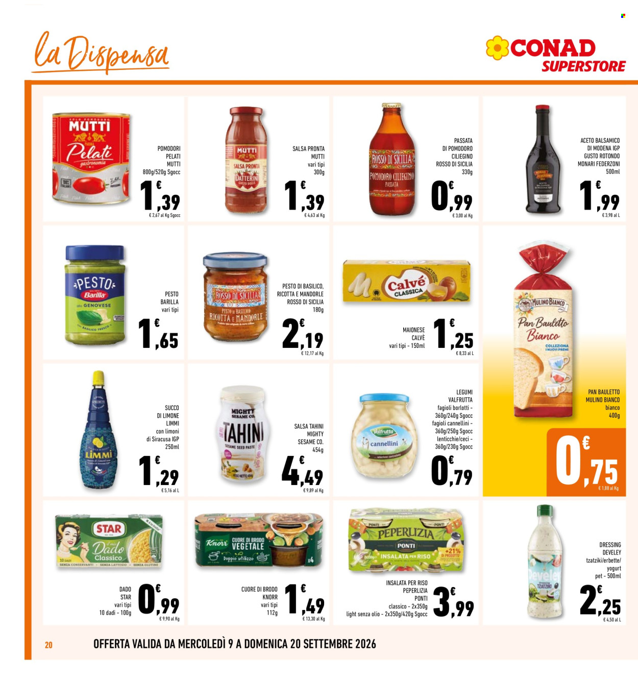 Volantino Conad - 9/9/2026 - 20/9/2026. Pagina 20
