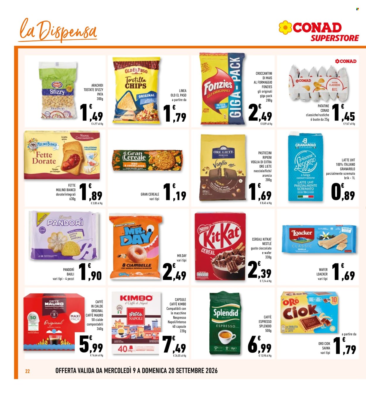 Volantino Conad - 9/9/2026 - 20/9/2026. Pagina 22