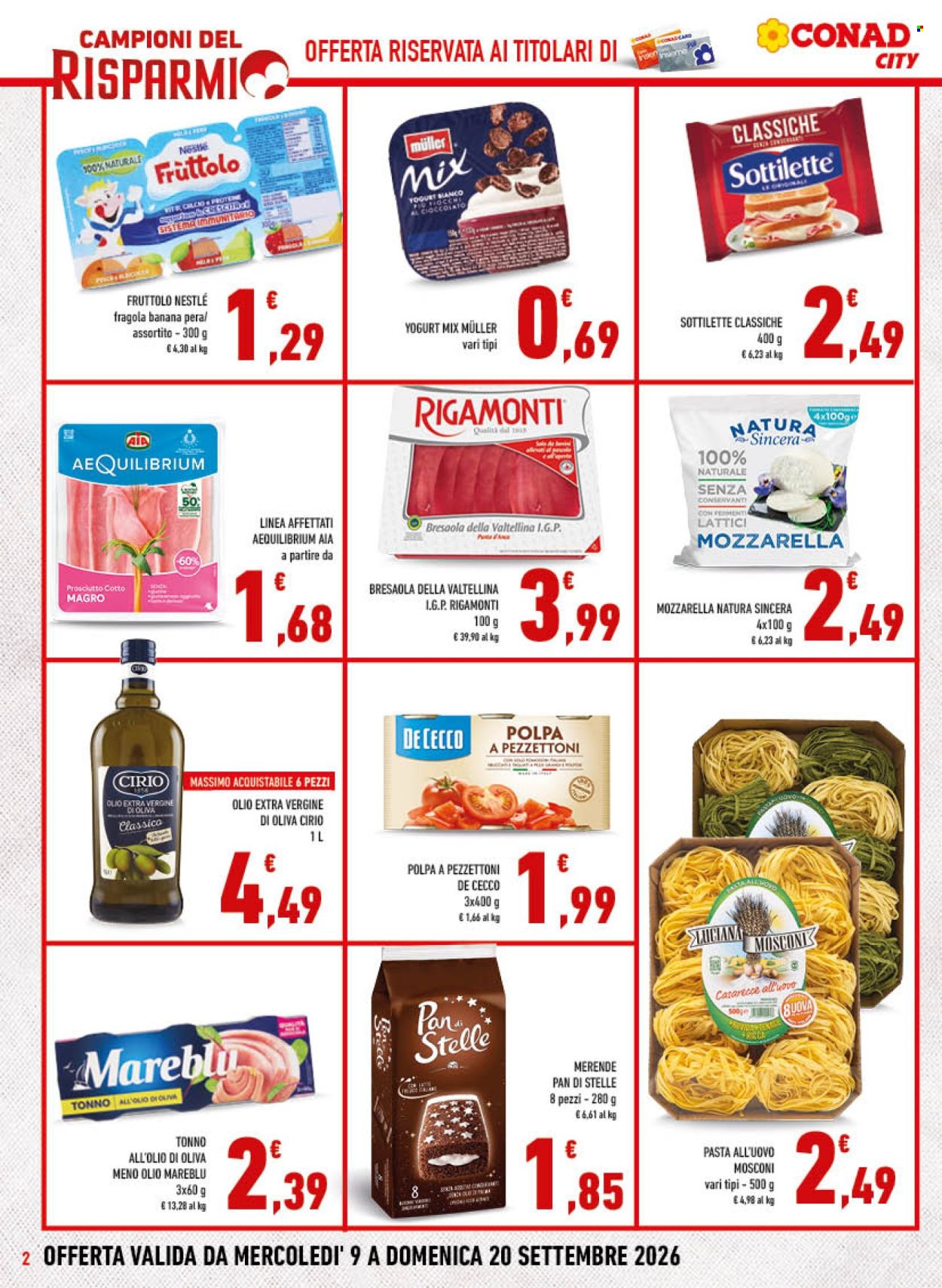 Volantino Conad - 9/9/2026 - 20/9/2026. Pagina 2