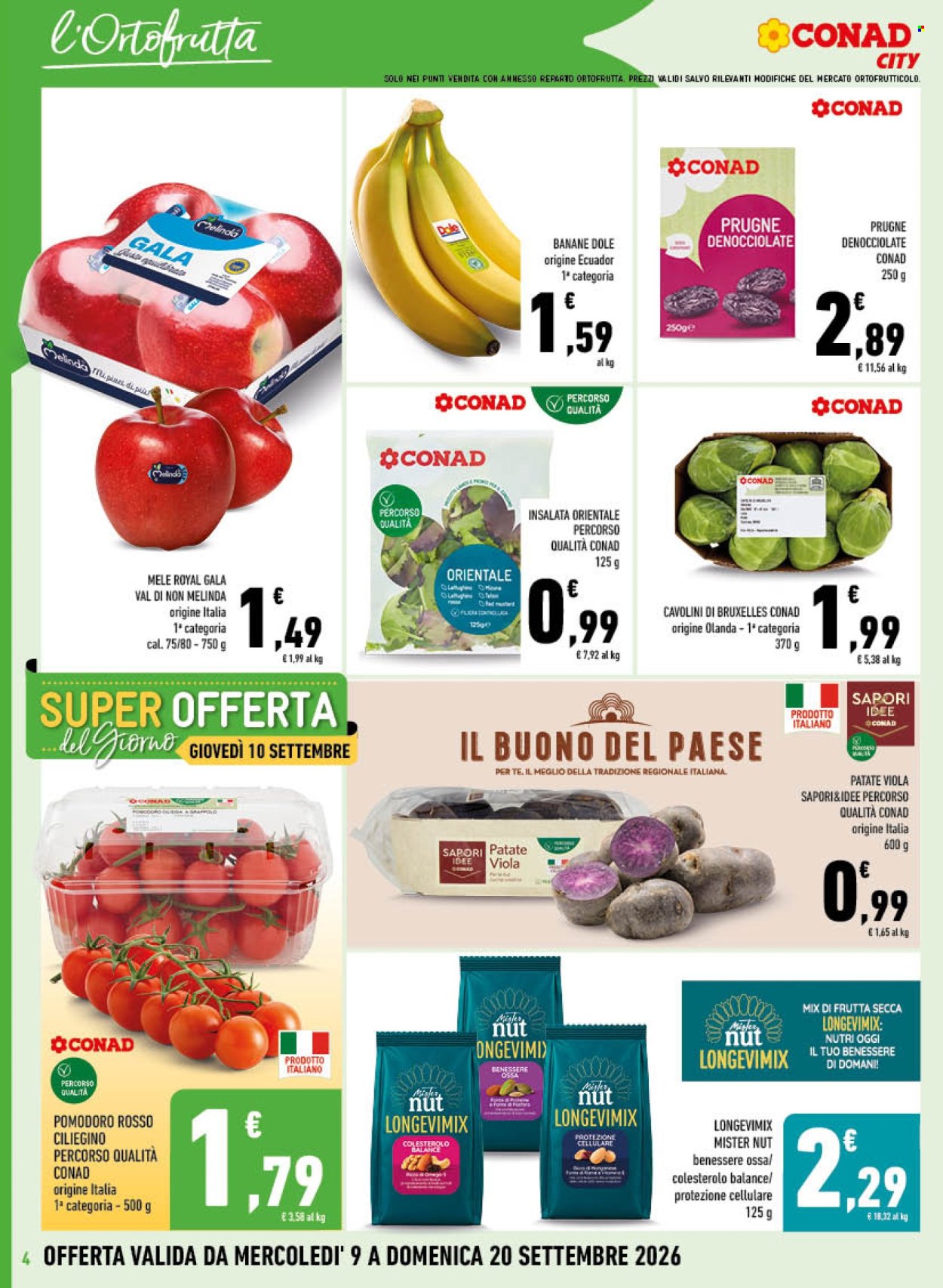 Volantino Conad - 9/9/2026 - 20/9/2026. Pagina 4